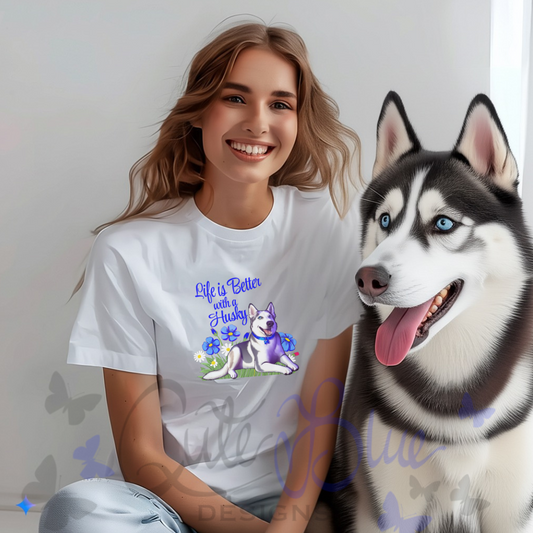 Life is Better with a Husky Tee – Support Blizzard! 🐾❄️